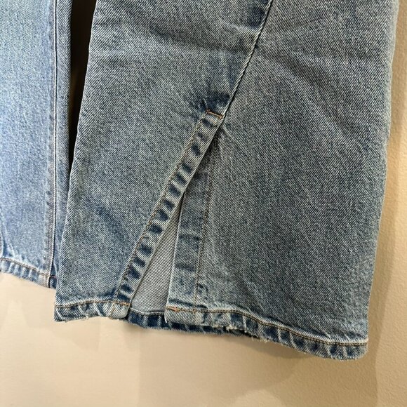 American Eagle 90's Bootcut Jeans Size 10 Short Split Hem Stretch - Picture 5 of 14